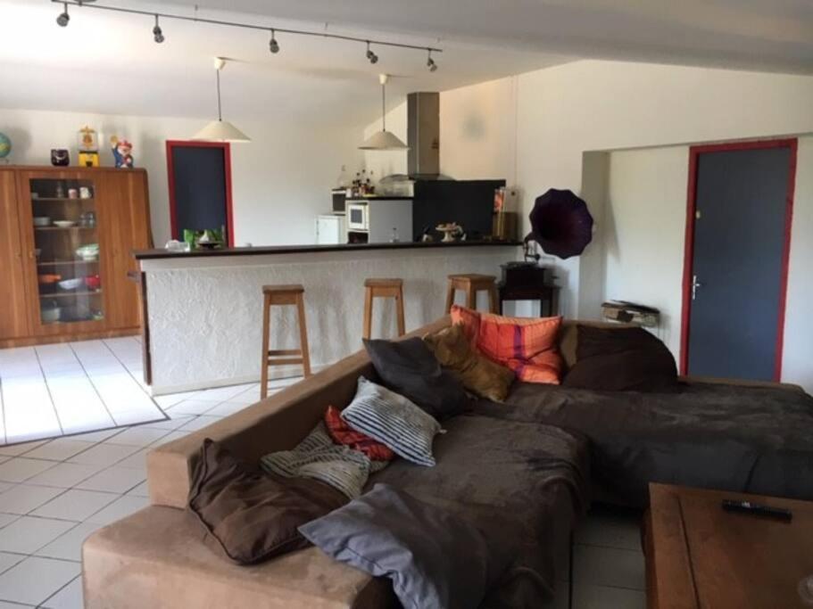 Le Depot Appartement Du Canal 80M2 A Champvert Extérieur photo